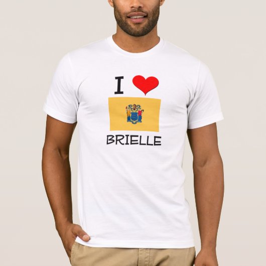私はBrielleニュージャージーを愛します Tシャツ (正面)