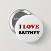 私はBritneyを愛します 缶バッジ (正面&裏面)