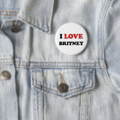 私はBritneyを愛します 缶バッジ (インサイチュ)