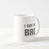私はbro得ました コーヒーマグカップ (正面右)