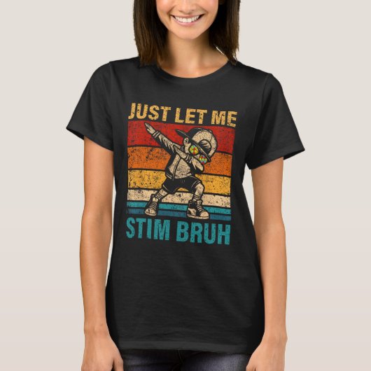 私はBruh Kids少年の自閉症を認識おもしろいする Tシャツ (正面)