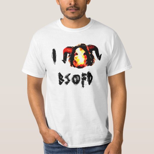 私はBSOFDの先頭に立ちます Tシャツ (正面)