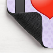 私はBudgiesを愛します マウスパッド (コーナー)