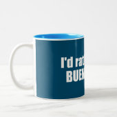 私はBuena Vista Coloradoにいたい ツートーンマグカップ (左)