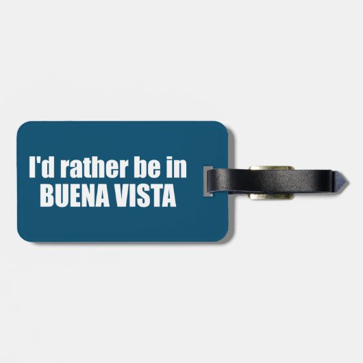 私はBuena Vista Coloradoにいたい ラゲッジタグ (裏面横)