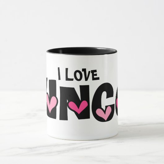 私はBUNCOのマグを愛します マグカップ (中央)
