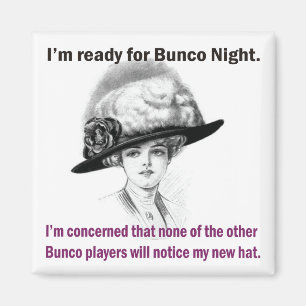 私はBunco夜の間準備ができています マグネット