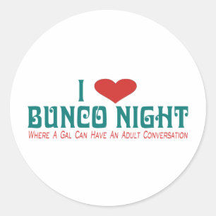 私はbunco夜を愛します ラウンドシール