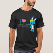 私はBunnieClaireのワイシャツを愛します Tシャツ (正面)