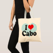 私はCabo、ブラジルを愛します。 EU Amo O Cabo、ブラジル トートバッグ (正面(商品))