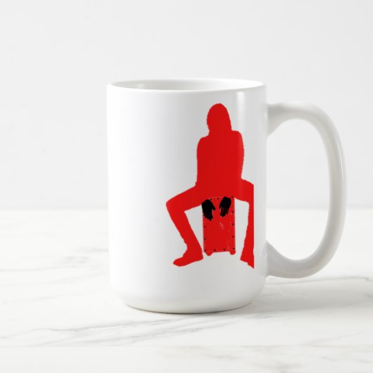 私はCajonの私のマグを愛します コーヒーマグカップ (右)