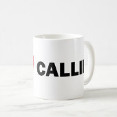 私はCallieを愛します コーヒーマグカップ (正面右)