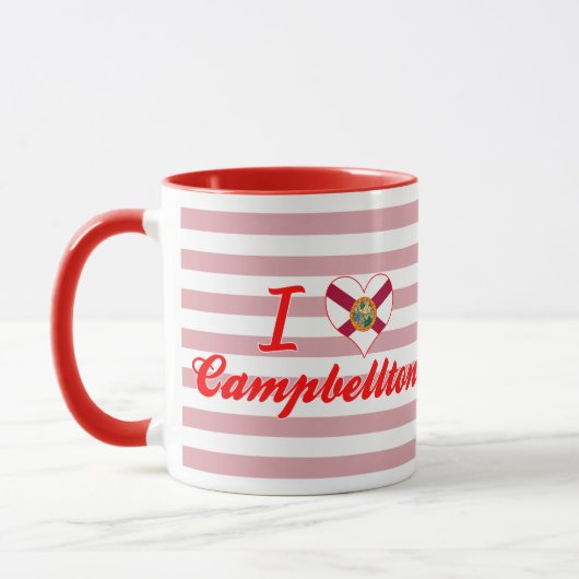 私はCampbellton、フロリダを愛します マグカップ (左)