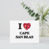 私はCape San Blas Floridaが大好き ポストカード (スタンド正面)