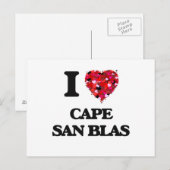 私はCape San Blas Floridaが大好き ポストカード (正面/裏面)