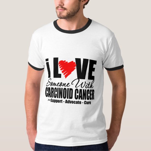 私はCARCINOID蟹座のギフトとの誰かを愛します Tシャツ (正面)