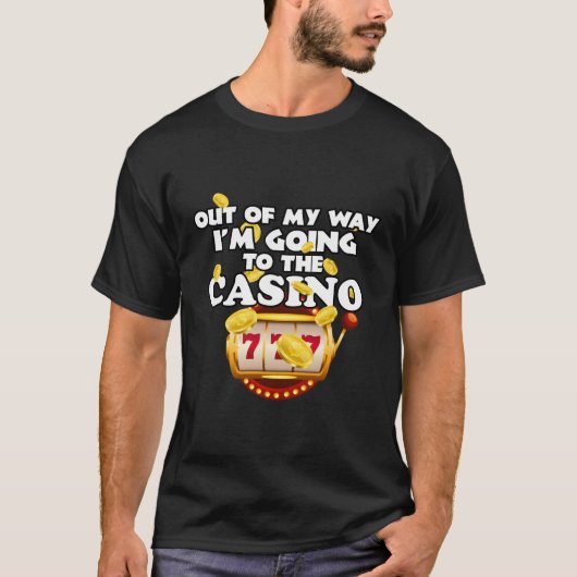 私はCasino Las Vegas Gaに行く途中 Tシャツ (正面)