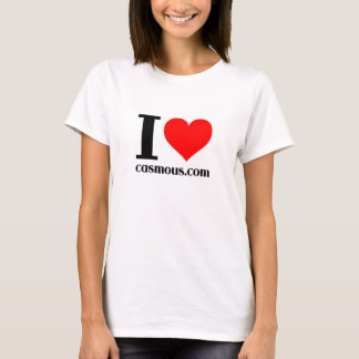 私はcasmous愛します tシャツ