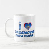 私はCazenovia、ニューヨークを愛します コーヒーマグカップ (左)