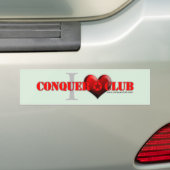 私はCCを愛します バンパーステッカー (車上)