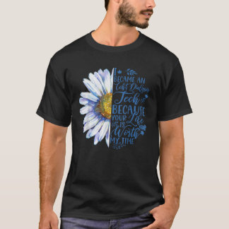 私はCcht透析技術になった理由は君の人生だから Tシャツ