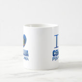 私はCentralia、PAを愛します コーヒーマグカップ (中央)