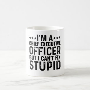 私はCEOだがバカを直せない コーヒーマグカップ