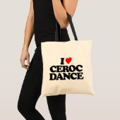 私はCEROCのダンスを愛します トートバッグ (正面(商品))