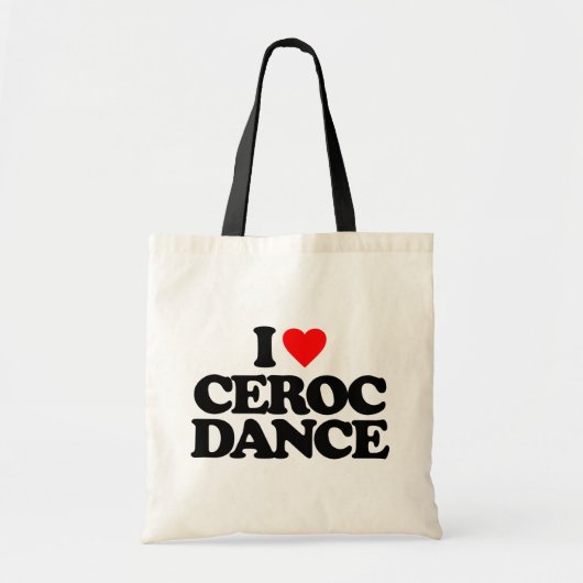 私はCEROCのダンスを愛します トートバッグ (正面)