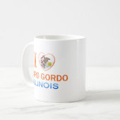私はCerro Gordo、ILを愛します コーヒーマグカップ (正面左)