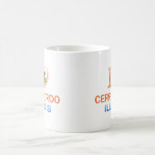 私はCerro Gordo、ILを愛します コーヒーマグカップ (中央)
