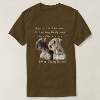 私はCeskyテリアです Tシャツ
