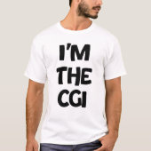 私はCGIです Tシャツ (正面)
