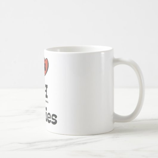 私はCHの猫ちゃんのコーヒー・マグを愛します コーヒーマグカップ (右)