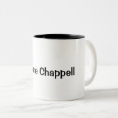 "私はChappell"のコーヒー・マグ責任にします ツートーンマグカップ (正面右)