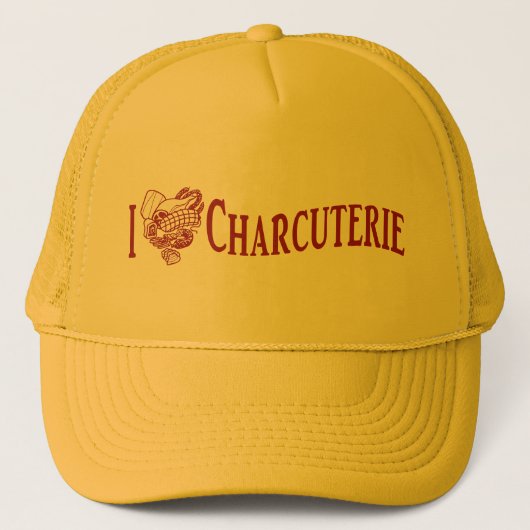私はCharcuterieを愛します キャップ (正面)