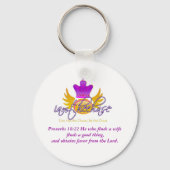 私はChase KeychainとScriptural Reference キーホルダー (正面)