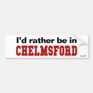 私はChelmsfordにむしろいます バンパーステッカー