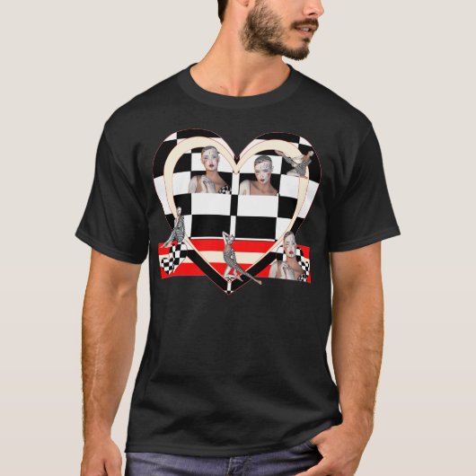 私はCherkeredの生命住んでいます Tシャツ (正面)