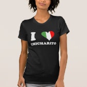 私はChicharitoの短い袖のTシャツを愛します Tシャツ (正面)