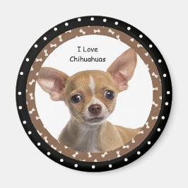 私はChihuahuas 2磁石が大好き マグネット