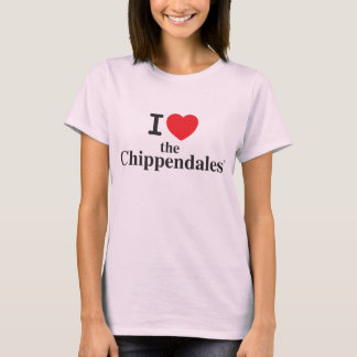 私はChippendalesタンクを愛します Tシャツ