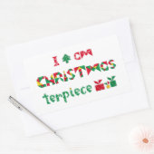 私はCHRIST傑作だ 長方形シール (封筒)