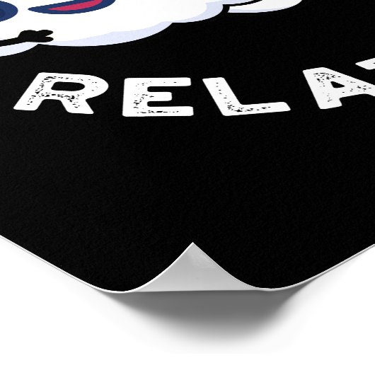 私はCirrusの人間関係雲のプンダークBGにいる ポスター (角)