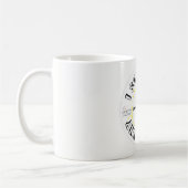 私はCJのマグの白を支えます コーヒーマグカップ (左)
