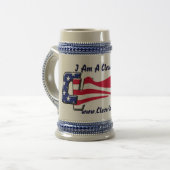 私はCleverVoterです! ステイン ビールジョッキ (正面左)