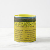 私はCLOUD*として孤独さまよいました マグカップ (中央)