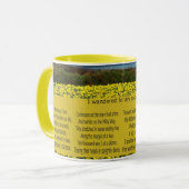 私はCLOUD*として孤独さまよいました マグカップ (正面左)