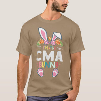 私はCMA認定メディカルアシスタントBunny East Tシャツ