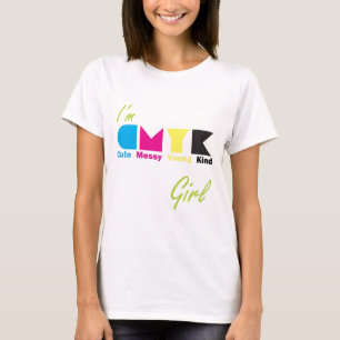 私はCMYKの女の子です Tシャツ